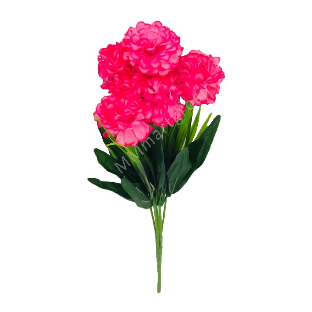 Bunga Hydrangea / Bunga Hiasan / Bunga Kain Batang Plastik / 1 tangkai