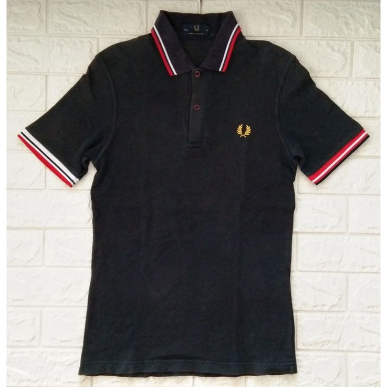 kaos kerah fred perry preloved/kaos polo fred perry/kaos polo second