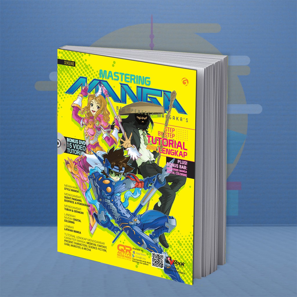 BUKU BELAJAR MENGGAMBAR MASTERING MANGA | Shopee Indonesia