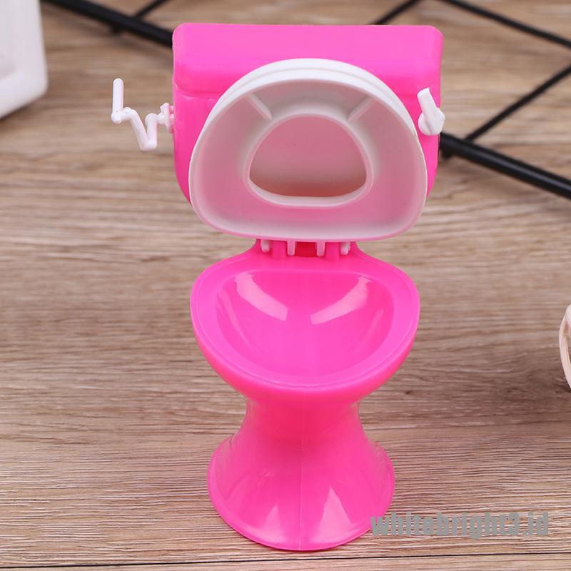 (white3) Miniatur Toilet Kamar Mandi Untuk Rumah Boneka