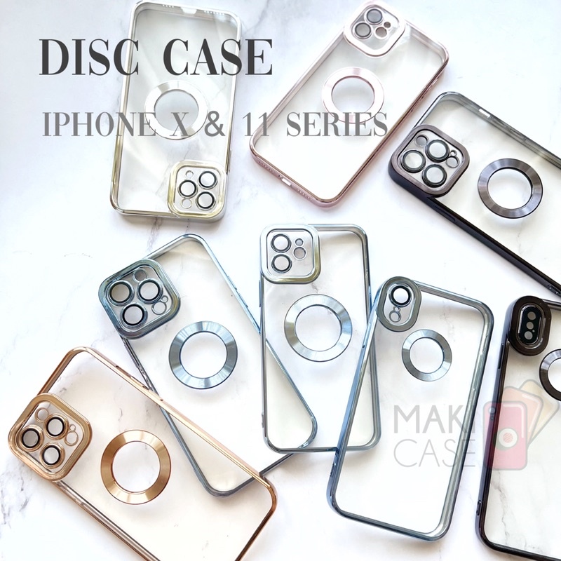 DISC CASE + Lens Guard iPhone X dan 11 series