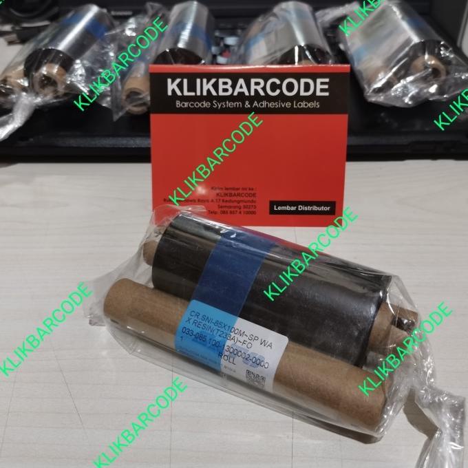 

Premium Product!!! Original Sato Wax Resin 85 X 100 Meter Ribbon/Pita Untuk Cg 408 Tt - Paling Diminati
