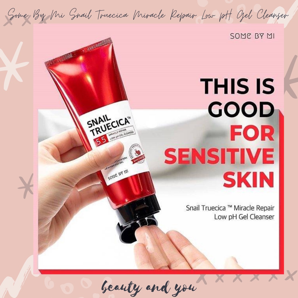 Some By Mi Snail Truecica Miracle Repair Low pH Gel Cleanser (ORIGINAL)