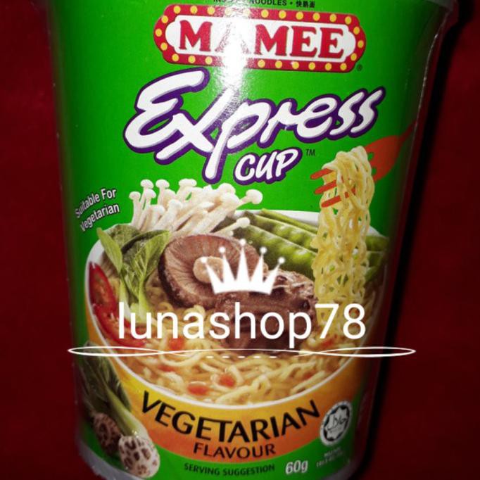 

Favorit] Mie Instan Vegetarian Mamee Express Cup 60G