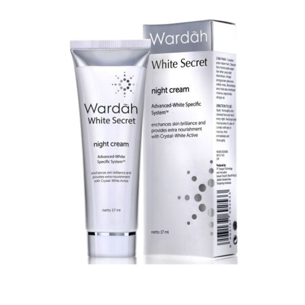 Wardah White Secret Night Cream | Day cream SPF 35,PA+++ 17ml