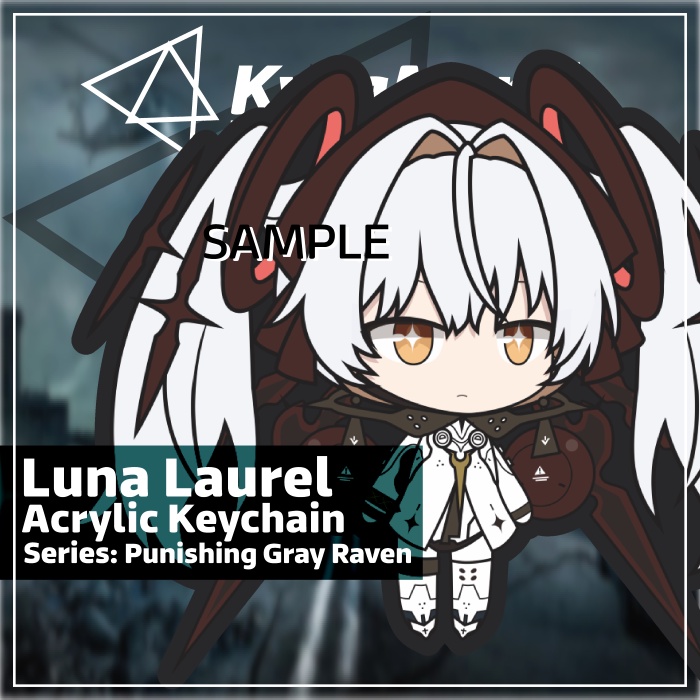 Keychain Punishing Gray Raven Luna Laurel
 | KyraMerch Anime Fanmerch Dealer