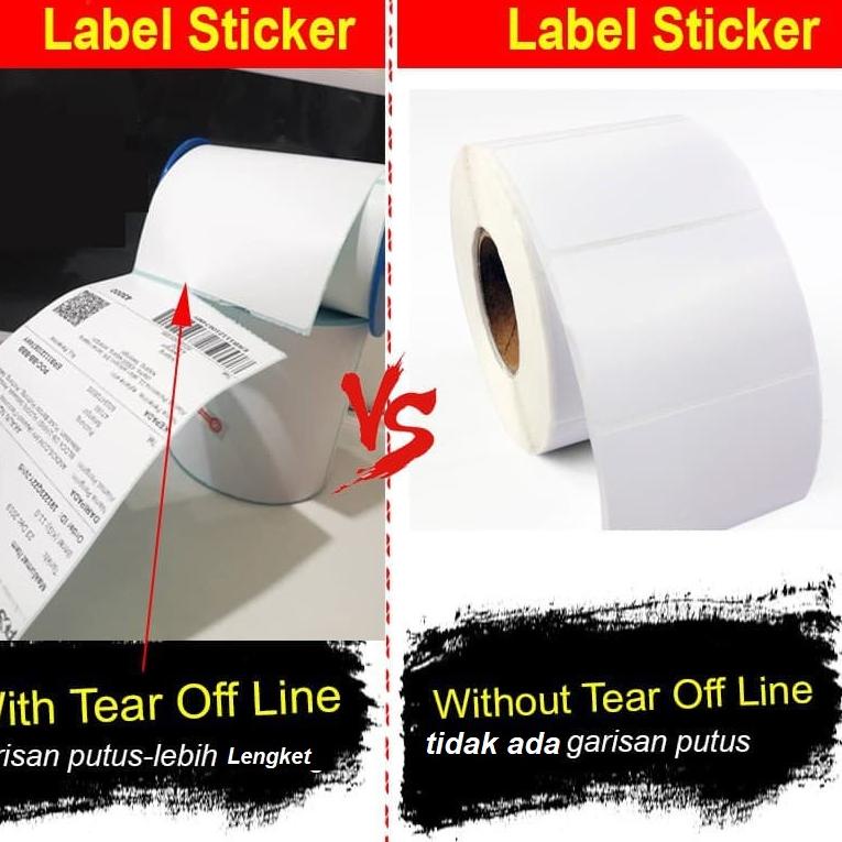 

Terbaik! Bozzbuy - Kertas Label Bare 100 x 150 Kertas Stiker Thermal 100x150mm isi 300pcs ,.