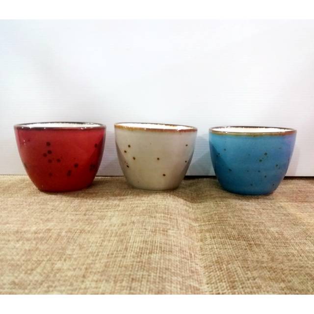 Gelas Cup Keramik Motif