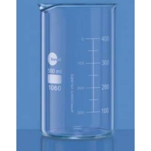 Beaker Glass / Gelas Kimia 500 ML Borosil