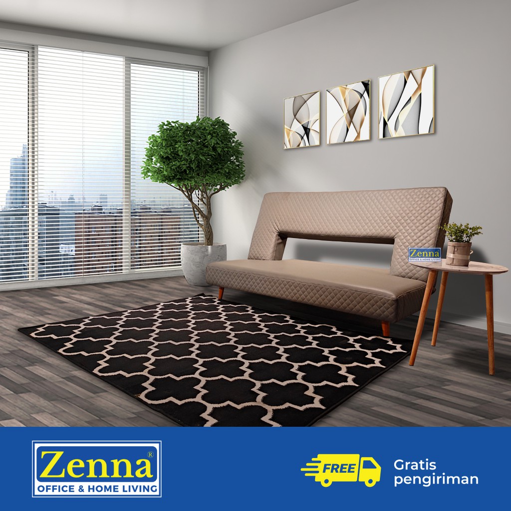 Zenna Sofa Bed Futuristik 2 / Sofa Tempat Tidur / Sofa Lipat / Sofabed