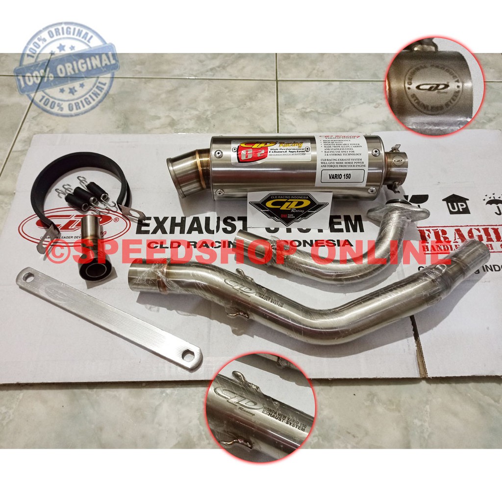 knalpot cld honda vario 150 original type c2