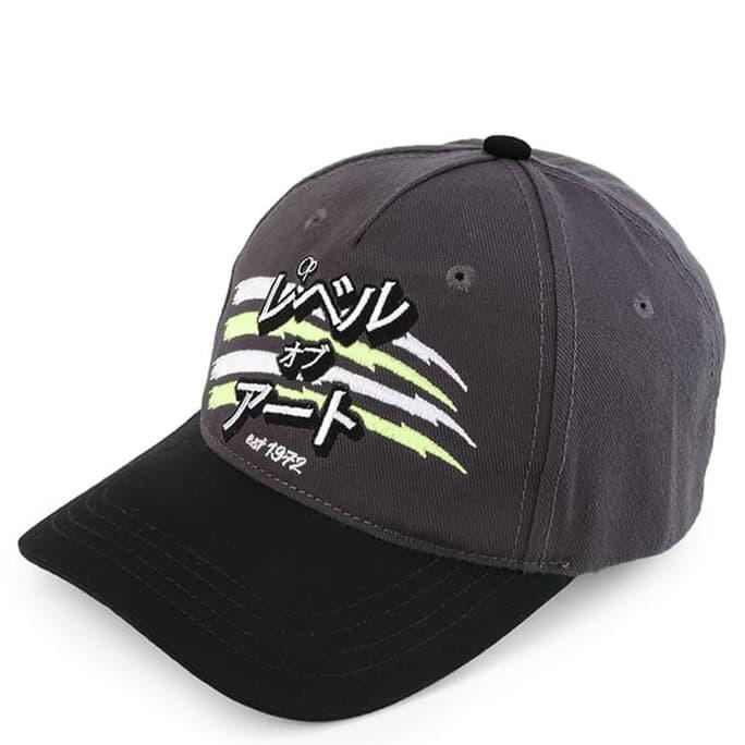 Terlaris- Original Topi Ocean Pacific Two Tone Men'S Cap Canvas Grey