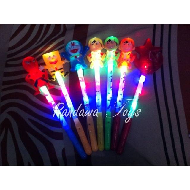Stik Lampu/ Stik Karakter/ Stik Kepala/ Stik Anak Anak/ Stik Menyala/ Stik Disco