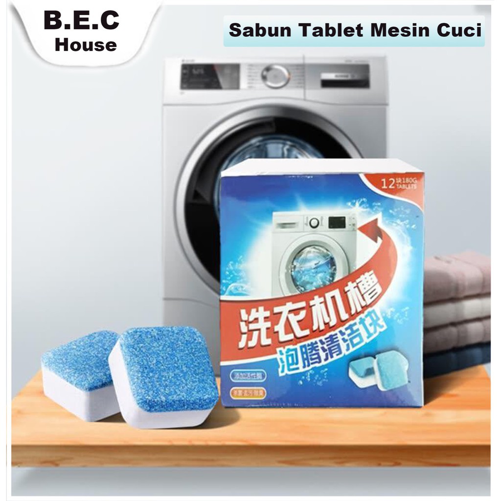 [BOX][12Pcs] Tablet Sabun Pembersih Mesin Cuci Washer Deep