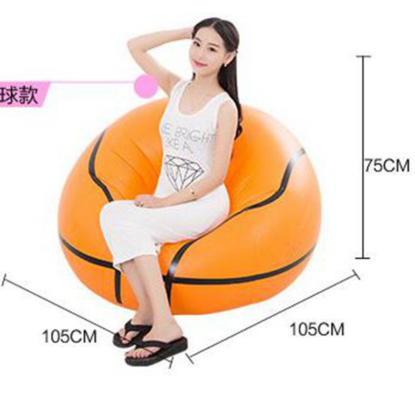 BasketBall Chair Yang Dapat Dikembungkan Bean Bag Kursi / Sofa / Inflatable Sofa Malas.