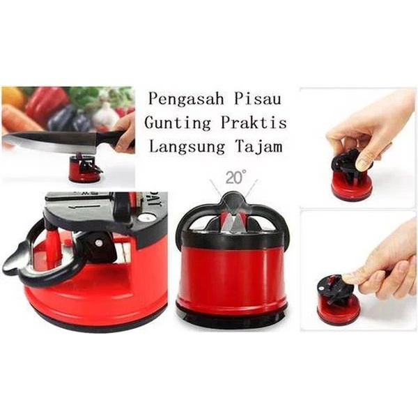 Pengasah Pisau Gunting Asahan Pisau / Knife Sharpener With Suction Pad