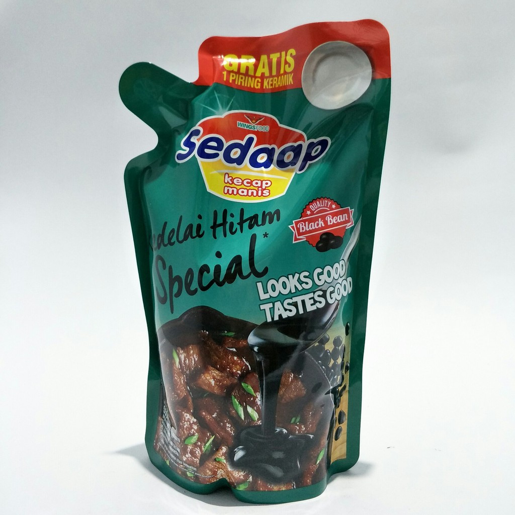 

SEDAAP KECAP MANIS KEDELAI HITAM SPECIAL + free piring/centraltrenggalek