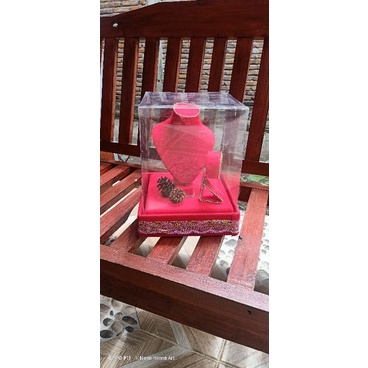 box emas seserahan / set kotak perhiasan
