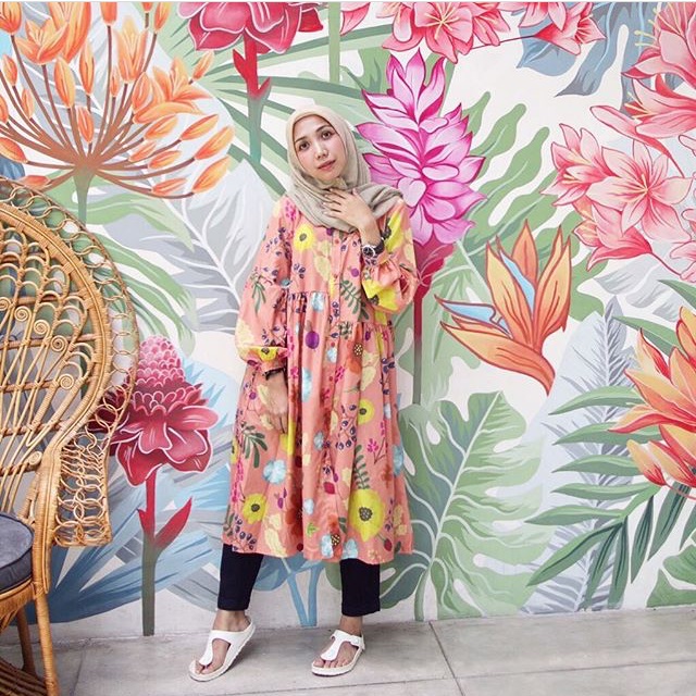 Tine dress pink by Nadjani Indonesia (Mba Wita)