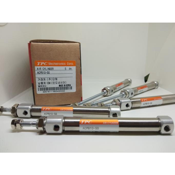 

PNEUMATIC AIR CYLINDER UKURAN DIAMETER 10mm, PANJANG STROKE 50mm. TPC -.