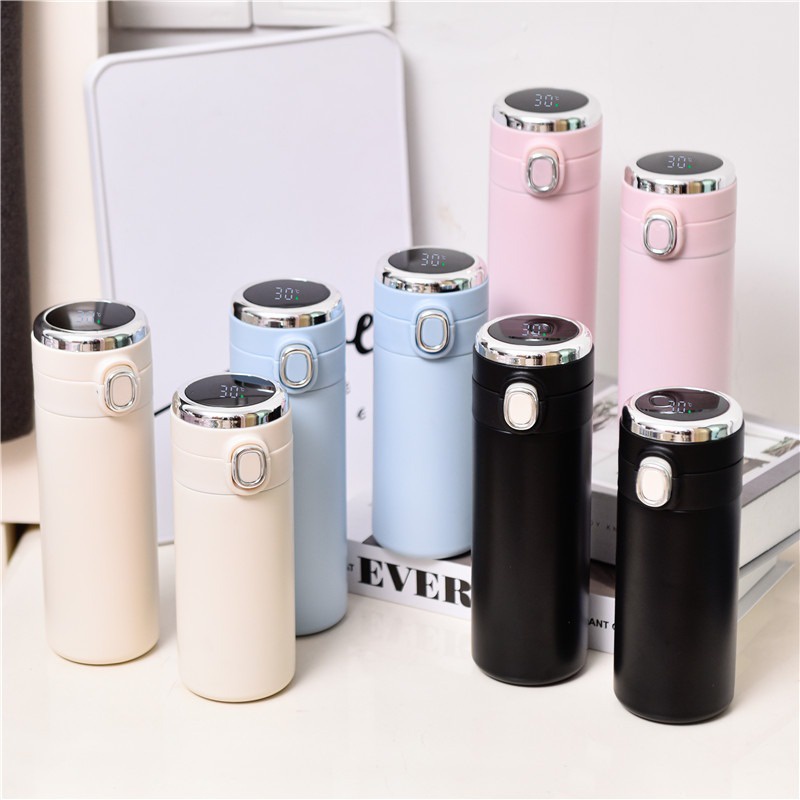 MARKAS BTL003 Botol Minum Tumblr Termos Stainless Steel Bottle Dengan Tampilan Suhu Tahan Panas Travel Size