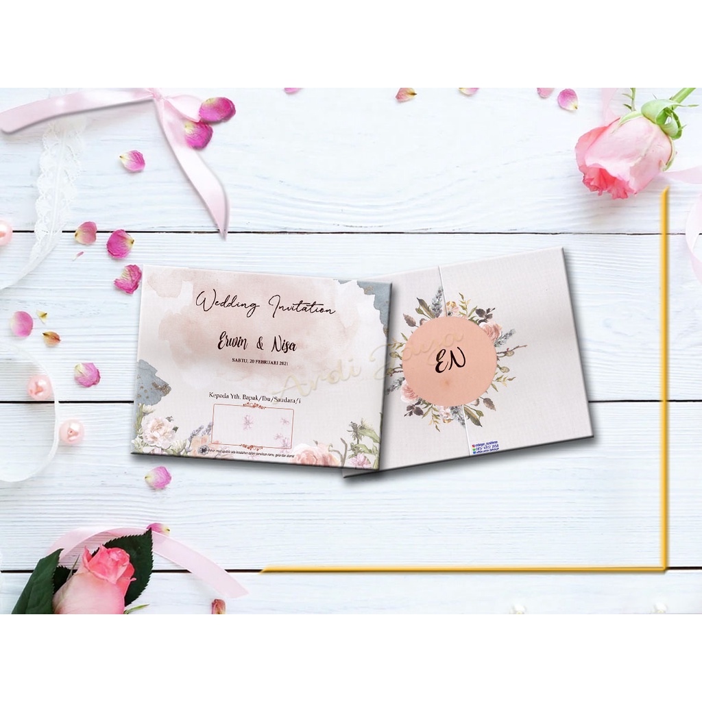 Undangan Pernikahan Rustic Kekinian l Griya Blanko l Komplit