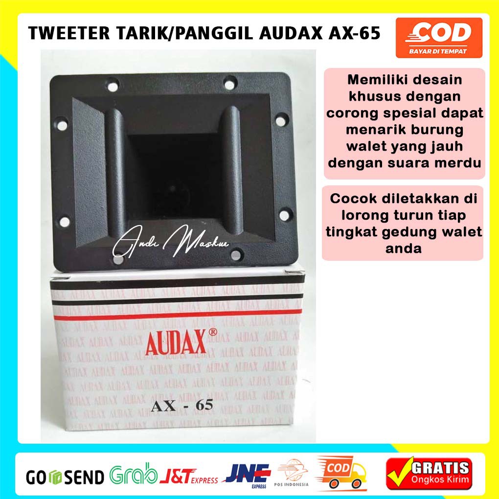 Audax AX-65 tweeter tarik walet audax 65