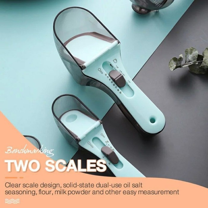 Sendok takar 2 in 1 bahan kering / cair/Measuring spoon Sendok tepung