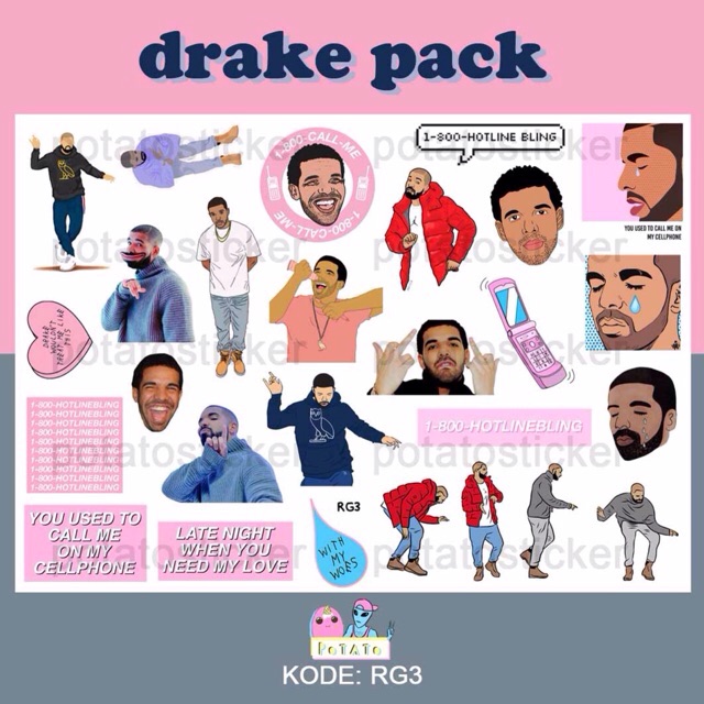 

drake - sticker tumblr