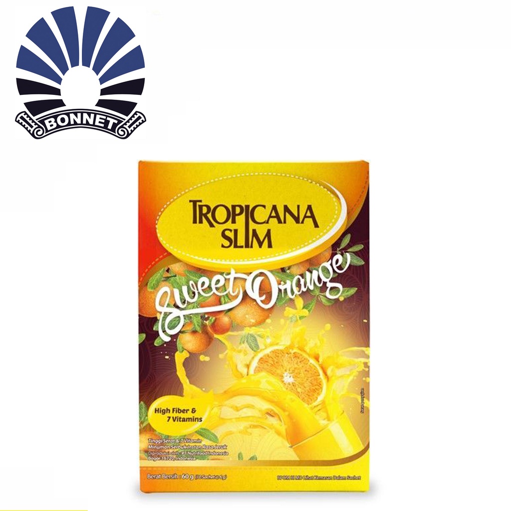 

Tropicana Slim Sweet Orange (Sugar Free) 10's - Minuman Jeruk Bantu Batasi Gula