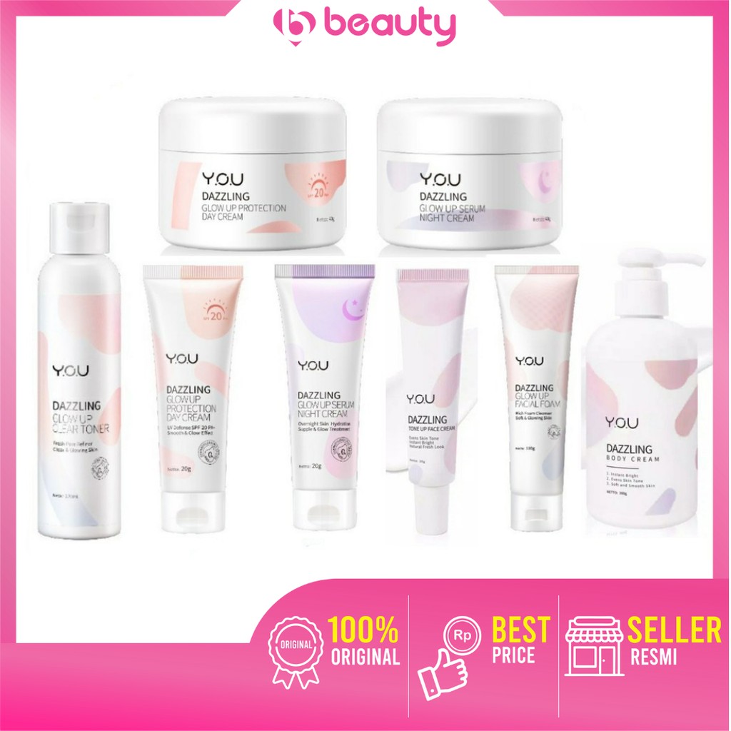 You dazzling glow up day cream