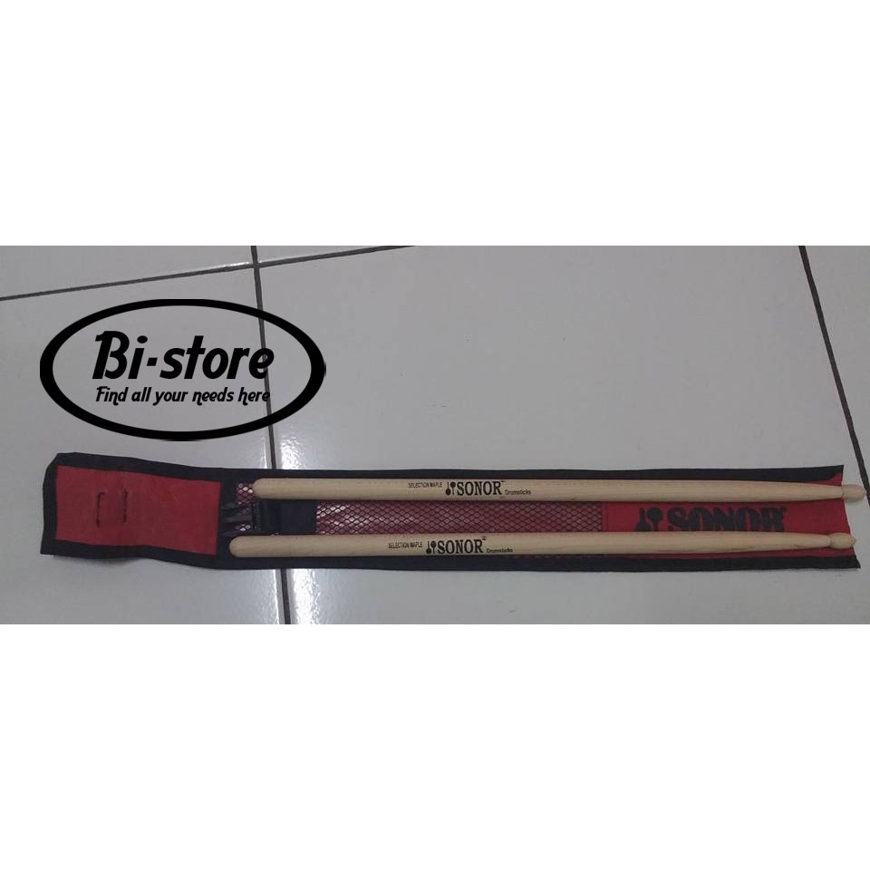 Drum Stick maple Stik Sonor (bagus) + tas stik Murah SEVN