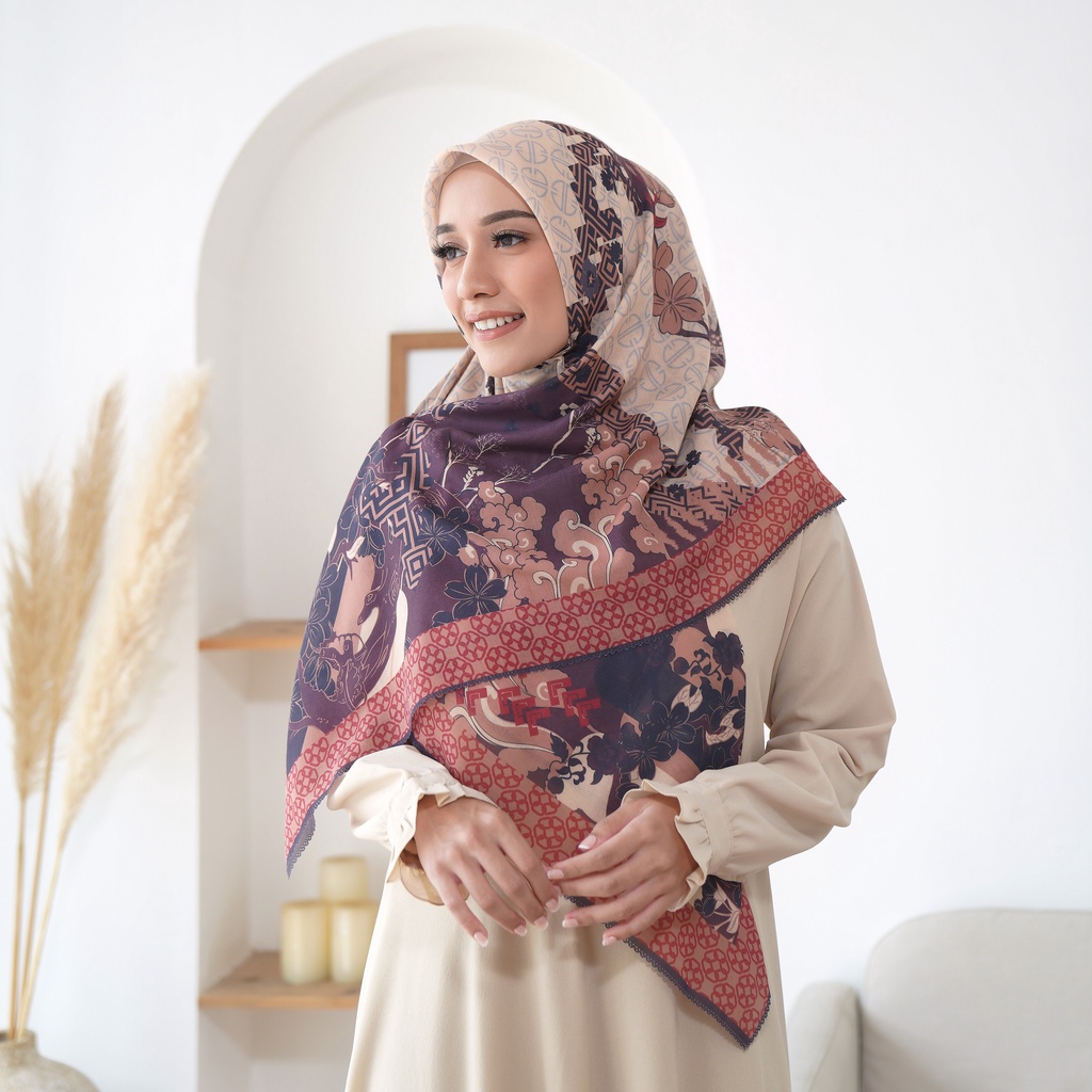 Nairadhya Indonesia Hijab Voal Printing "Iskanti Series"