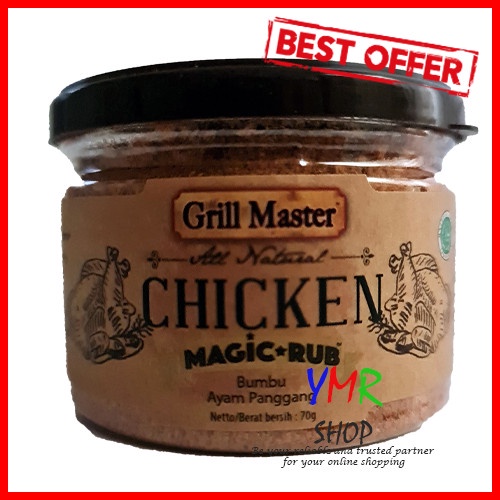 Jay's Jays Grill Master Bumbu Ayam Chicken / Ribs / Steak Seafood Magic Rub 70Gr