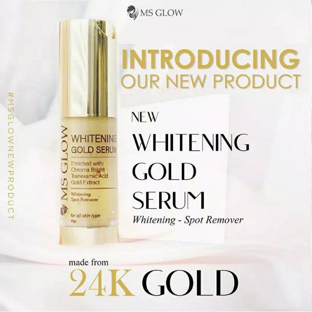 SERUM WHITENING GOLD MS GLOW