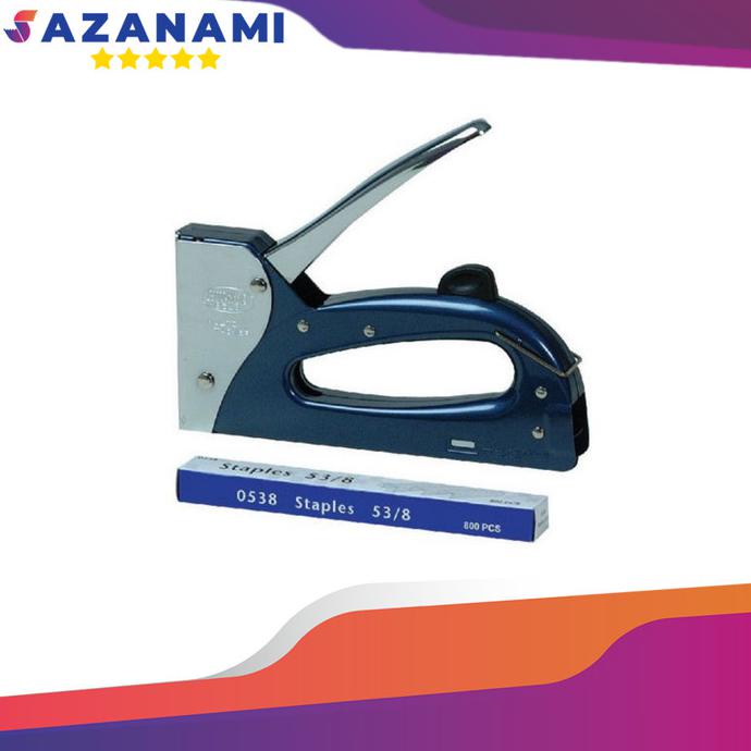 

Cuci Gudang Gunteacker Stapler Tembak Kw Trio 8513 Hekter Staples Staple Gun