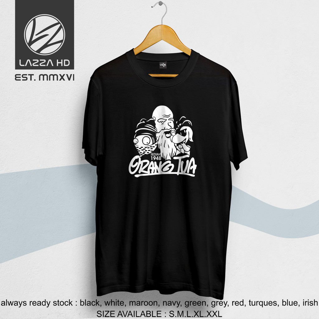 Kaos Baju Distro Anggur Cap Orang Tua SEDJAK 1948 Terlaris