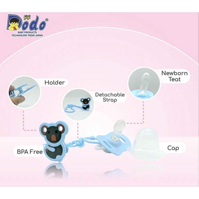 Dodo Soother Holder S050 - Empeng Bayi