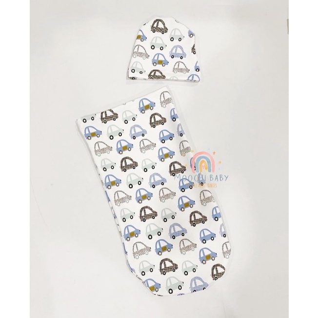 moochi baby bedong instant bayi swaddle