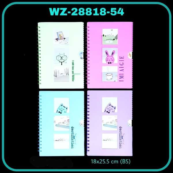 PERLENGKAPAN SEKOLAH ANAK BUKU RING B5 28818 DIARY BOOK WARNA KERTAS KUNING