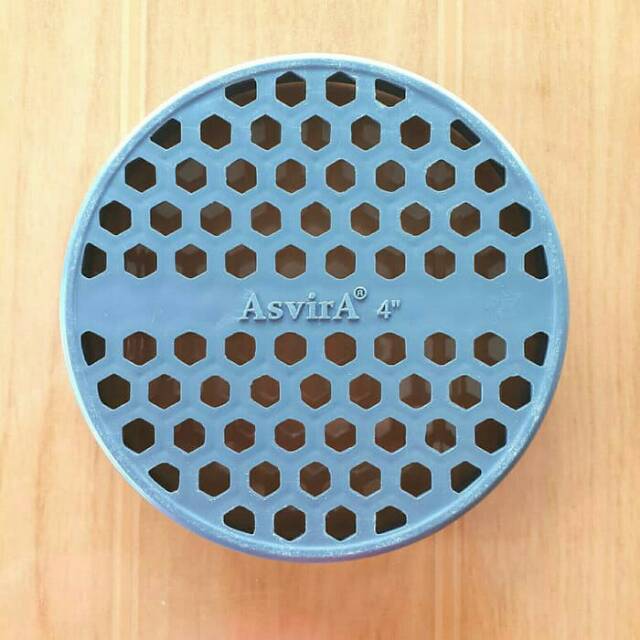 Tutup Dop Pipa PVC 4" Inch Saringan Bolong Got