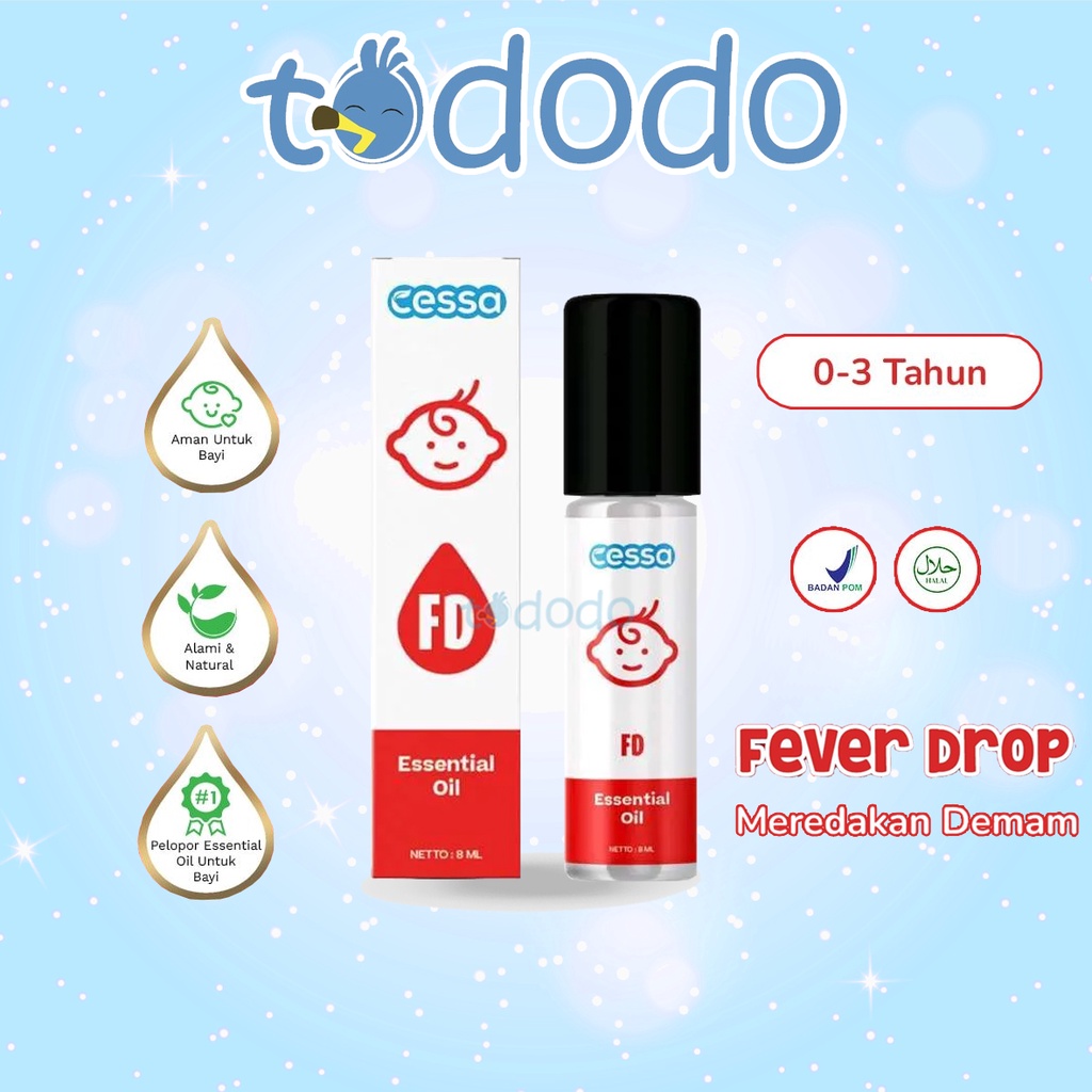 Cessa Fever Drop 8ml - Essential Oil  Penurun Demam