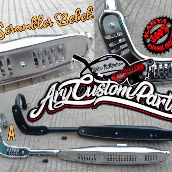 Knalpot Custom Scrambler Honda Win C70 C50 Grand C Series Dll