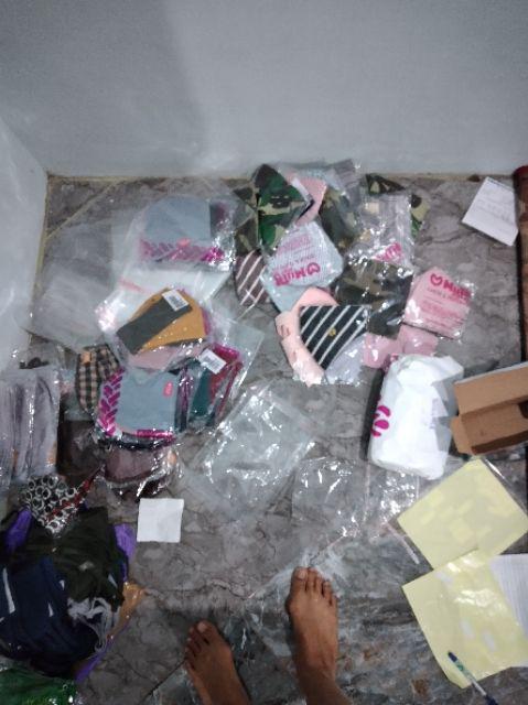 Vitara | Ready Best Seller Masker Nibras Qiqo Bolba Batik Tile Bunga Polka Terbaru Terlaris