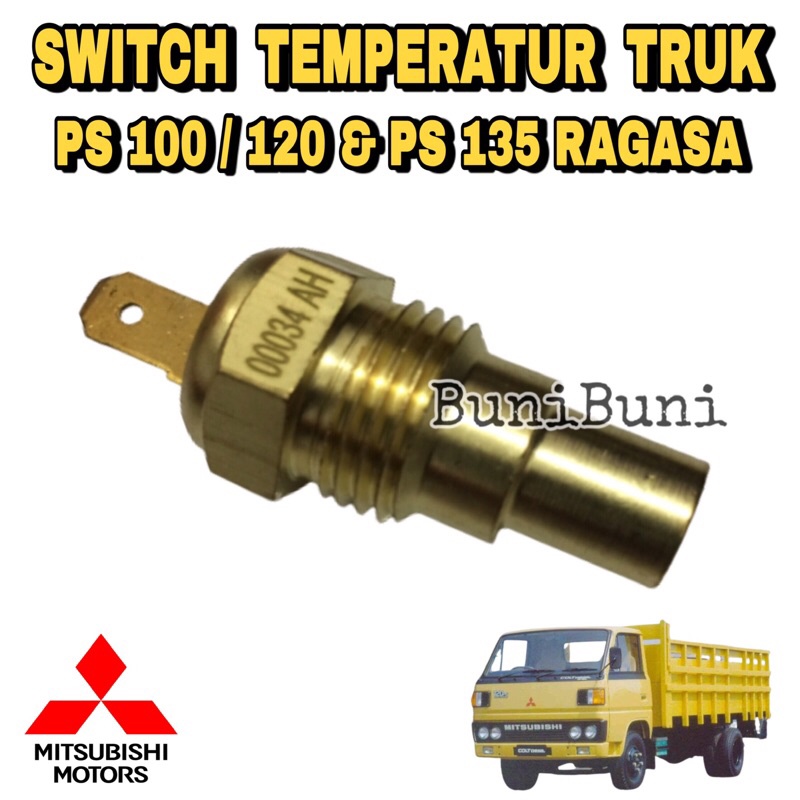 Switch Temperatur / Sensor Suhu Panas Air Mobil Truk Mitsubishi Colt Diesel PS100 / PS120 / PS135 Ragasa