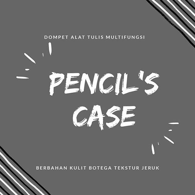 

Pencil case (tempat pensil multifungsi)