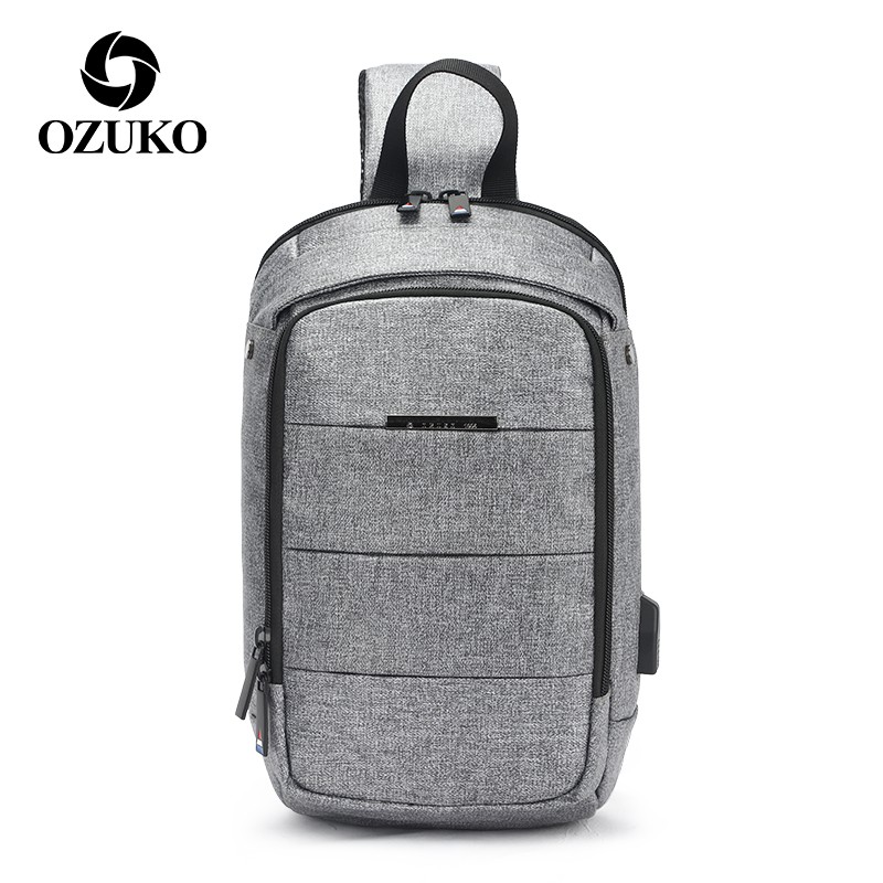 OZUKO 9068 Tas Selempang Pria Anti Air Sling Bag Pria By Japan Design WATCHKITE WKOS