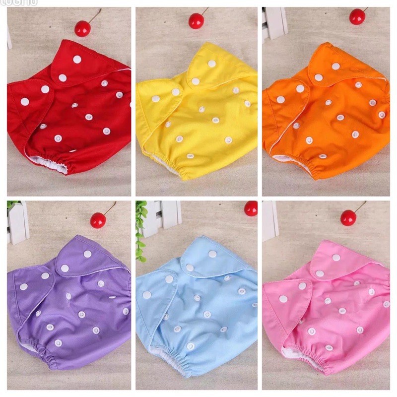 POPOK Bayi Kain Kancing Cloth Diaper Clodi Bayi Dapat Dicuci / Popok Polos