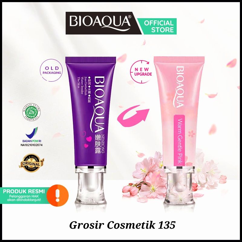 BIOAQUA WARM GENTLE PINK ( NEHONG CREAM 30 GR ) PEMERAH BIBIR, PUTING, DAN MISS V