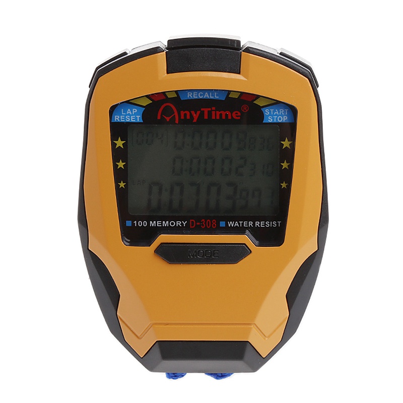 Gro 3 Row100 Lap 1 / 1000s Digital Sport Counter Timer Professional Athletic Stopwatch